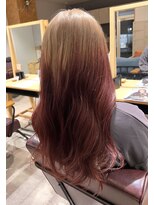 アーサス ヘアー デザイン 鎌ヶ谷駅前店(Ursus hair Design by HEADLIGHT) ハイトーン ピンクグラデーション ミルクティーベージュ
