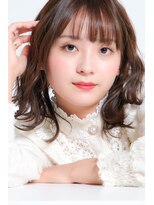 ヘアサロン ナノ(hair salon nano)&nbsp;ミディアム/透明感ある柔らかい巻き