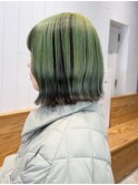 外ハネボブくびれミディミディアムショートボブ_ba538911