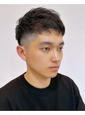 メンズ フェード ショート