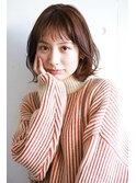 ミディアムレイヤーボブ