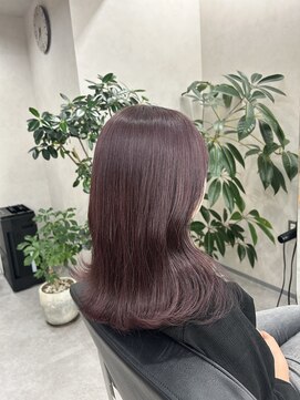 クム 横浜(qumu) 【qumu MARIKO】ラベンダーピンク×透明感カラー