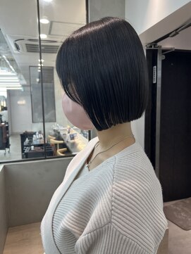 ロンドシエル 横浜(Lond ciel) ショートレイヤーカット顔周りカット前髪カット韓国ボブ/横浜