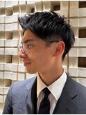 スーツに似合う髪型　大宮