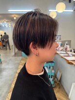 ロミー 本厚木(ROMMY.) 刈り上げショート◎刈り上げボブ細めハイライト◎マッシュボブ◎
