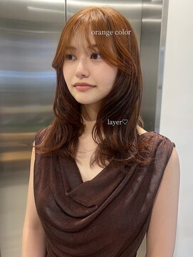 ソピ バイ インビテーション(sopi by invitation) オレンジカラー/オレンジベージュ/オレンジブラウンRINA