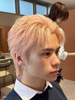 ノラギンザユー(NORA GINZA/U)&nbsp;ケアブリーチカラー韓国ヘア韓国メンズヘアスパイキーショート