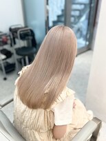 ジーナ 札幌(Zina)&nbsp;美髪＊＊ミルクティーベージュ/髪質改善/Zina札幌