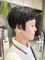 ピークアブー 原宿ハラカド(PEEK-A-BOO) 首が長く見えるショートボブ/before/after/PEEKABOO