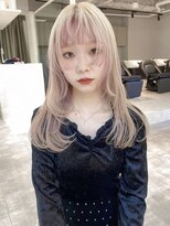 ペレ アネックス 大阪梅田茶屋町店(PELE ANNEX)&nbsp;ミディアムヘア/デザインカラー/フェイスフレーミング/梅田