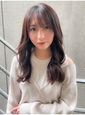ココアベージュラベンダーアッシュオリーブグレー韓国レイヤー