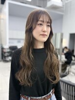 ザザ ZA/ZA 茗荷谷&nbsp;オリーブグレージュ×ゆるふわロング