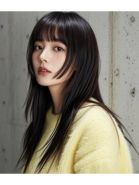 エイチ ウルフカット 大阪梅田(811) シースルーマッシュウルフカットアンブレラカラーショートボブ