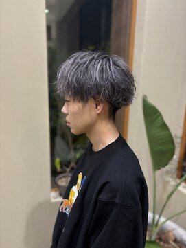 メンズシルバーカラー