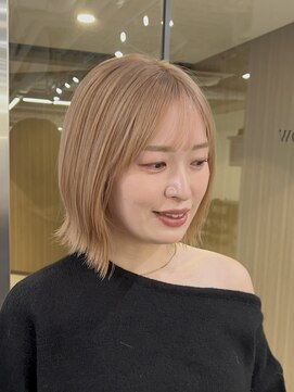 ノウハウ キョウト(KNOWHOW kyoto) ハイトーンベージュ/ハイトーンボブ/ミニボブ