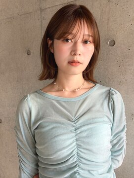 ガーデンヨコハマ(GARDEN YOKOHAMA) ボブレイヤー　外ハネ　ココアブラウン　ミルクティーブラウン