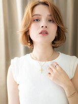 カバーヘア ブリス 志木南口駅前店(COVER HAIR bliss)&nbsp;韓国巻きハイトーンカラーひし形フォルムTd2志木20代30代40代