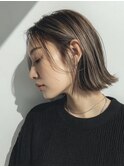 髪質改善　脱白髪染め　ボブ　市川