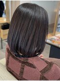 本八幡×艶ボブ×トリートメント×暖色カラー