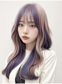 イメチェン/ニュアンスカラー/フルバング/似合わせカット
