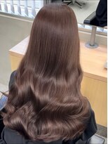 ペレ 渋谷(PELE) イメチェン/ピンクベージュ/アンブレラカラー/前髪/渋谷