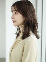 シータ 成増(THETA) 20代30代40代◎外ハネロブくびれミディアムシースルーバング成増