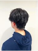 ニュアンスパーマ　マッシュレイヤー