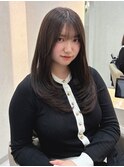 美髪*チョコレートブラウン*ワンカールレイヤー*Zina札幌大通