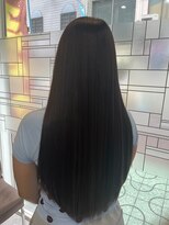 ヘアアンドメイク 心座(hair&make)&nbsp;スーパーロング　艶髪ストレート