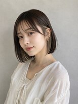 リア トーキョー(Lia TOKYO) 【工藤武士】インナーカラー×切りっぱなしボブナチュラルヘア