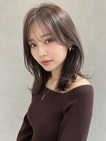 トリニティ(trinity)&nbsp;ブリーチなしダブルカラー ミントベージュ レイヤーカット豊見城