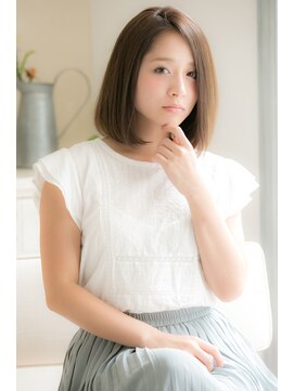リトル ポルト 三宮(little×PORTO) シンプルなニュアンシーボブ