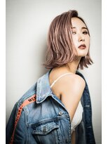 リック(Ric by KENJE)&nbsp;切りっぱなしボブ×ピンクアッシュ☆