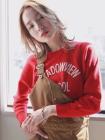 マイティ バイ エイチ(mighty by H)&nbsp;外ハネボブ×アッシュブラウン×ネオウルフ×毛先パーマ