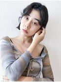 韓国風外ハネミニボブ_クールショートピンクベージュ_48005