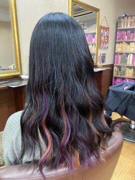 キュアスペース(CURE SPACE) インナーミックスデザイン【イエローxバイオレット】