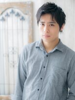 モッズヘアメン 札幌月寒店(mod's hair men) ≪mod's men≫ワイルドアップバング★黒髪ネオウルフb