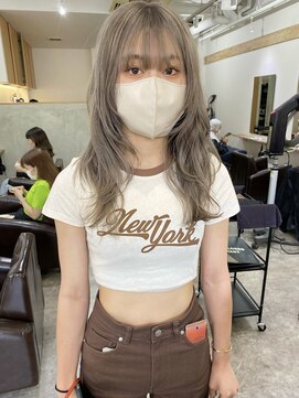 ソイ コンク 下北沢(soi conc) 顔まわりレイヤー/グレージュ