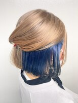 オアシス ガーデン 大船店(Oasis GaRDEN)&nbsp;ベージュ×青髪バイカラースタイル