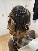 編み込みふんわりセット