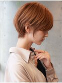 美シルエット耳かけショートヘア小顔カットくびれショートヘア