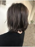 白髪ボカシハイライト グレーヘア