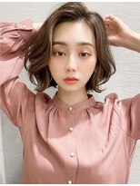 ラルユー 金山(LallYou)&nbsp;黒髪/グレーベージュ/レイヤーロング/前髪パーマ