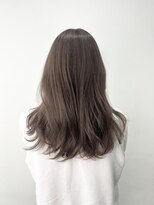 小森谷,グレーベージュ,レイヤーロング,イメチェンe60