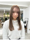 ブリーチなしミルクティーベージュ！