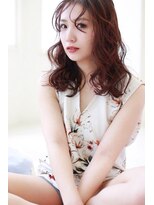 ラフィスヘアー トゥー 倉敷店(La fith hair too.)&nbsp;【La fith】暖色系カラー×ミディアムスタイル