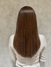 【さらつやな髪に！】カット+髪質改善酸性ストレート+オージュアTr　￥22500