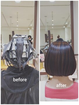 ネオリーブチノ 登戸店(Neolive cino) 【白髪ぼかし】　ハイライト