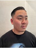 MEN'S HAIRマッシュウルフアッシュブラックカルマパーマ