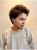 スパイキーショート×ツイストパーマ barber理容室